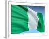 Flag Of Nigeria-bioraven-Framed Art Print