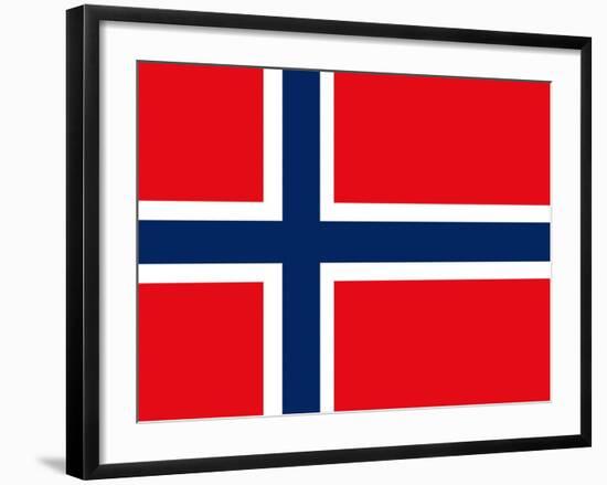 Flag Of Norway-Alessandro0770-Framed Art Print