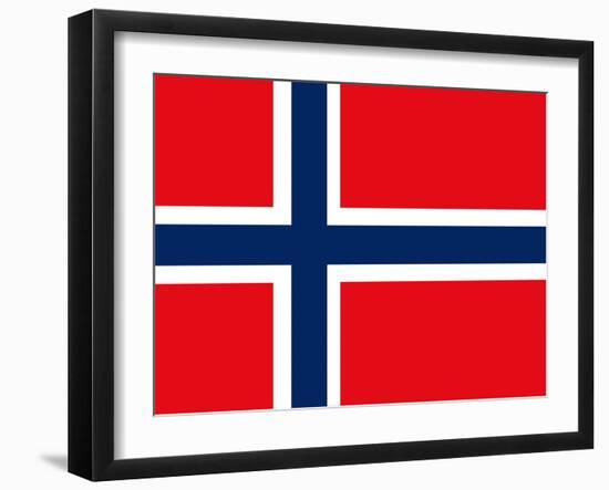 Flag Of Norway-Alessandro0770-Framed Art Print