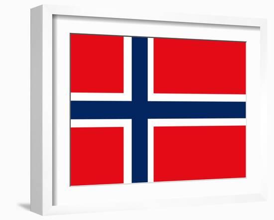 Flag Of Norway-Alessandro0770-Framed Art Print