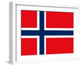 Flag Of Norway-Alessandro0770-Framed Art Print