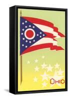 Flag of Ohio-null-Framed Stretched Canvas