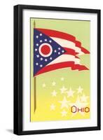 Flag of Ohio-null-Framed Art Print