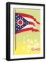 Flag of Ohio-null-Framed Art Print