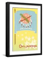 Flag of Oklahoma-null-Framed Art Print