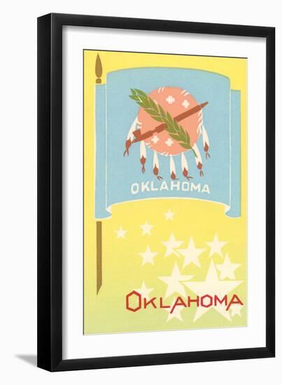Flag of Oklahoma-null-Framed Art Print