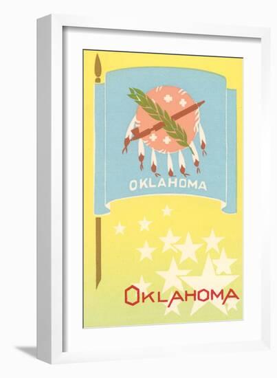 Flag of Oklahoma-null-Framed Art Print