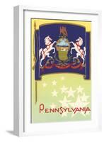 Flag of Pennsylvania-null-Framed Art Print