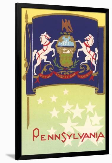 Flag of Pennsylvania-null-Framed Art Print