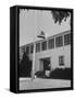 Flag of Republic of California Flying at Half Mast Following Plane Crash-Ralph Crane-Framed Stretched Canvas