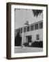 Flag of Republic of California Flying at Half Mast Following Plane Crash-Ralph Crane-Framed Photographic Print