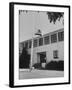 Flag of Republic of California Flying at Half Mast Following Plane Crash-Ralph Crane-Framed Photographic Print