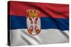 Flag Of Serbia-metrs-Stretched Canvas
