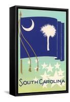 Flag of South Carolina-null-Framed Stretched Canvas