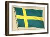 Flag of Sweden-null-Framed Art Print