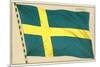 Flag of Sweden-null-Mounted Art Print