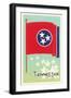 Flag of Tennessee-null-Framed Art Print