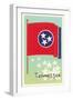 Flag of Tennessee-null-Framed Art Print