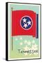 Flag of Tennessee-null-Framed Stretched Canvas