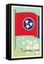 Flag of Tennessee-null-Framed Stretched Canvas