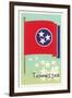 Flag of Tennessee-null-Framed Art Print