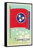 Flag of Tennessee-null-Framed Stretched Canvas