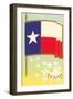 Flag of Texas-null-Framed Art Print
