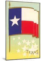 Flag of Texas-null-Mounted Art Print