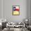 Flag of Texas-null-Framed Art Print displayed on a wall