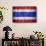 Flag Of Thailand-Miro Novak-Framed Stretched Canvas displayed on a wall