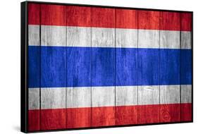 Flag Of Thailand-Miro Novak-Framed Stretched Canvas