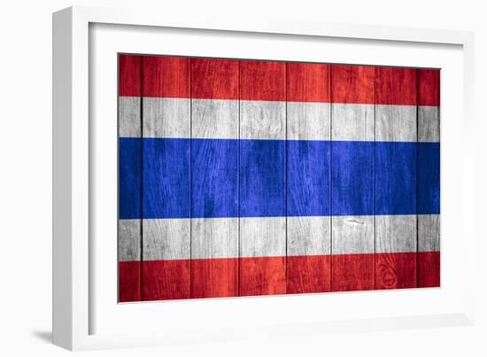 Flag Of Thailand-Miro Novak-Framed Art Print