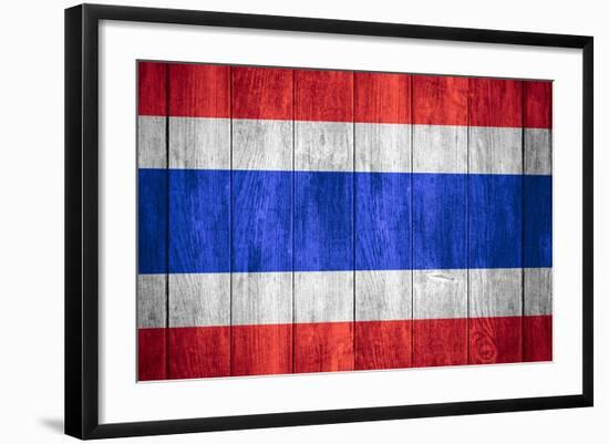 Flag Of Thailand-Miro Novak-Framed Art Print