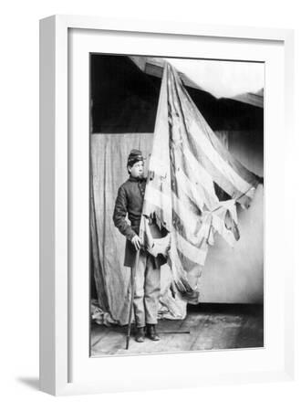 6 Sizes! New Civil War Photo Flag & Soldier of the 37th Pennsylvania Infantry 