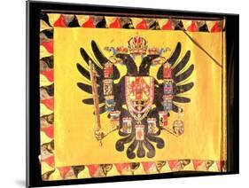 Flag of the Imperial Habsburg Dynasty, circa 1700-null-Mounted Giclee Print