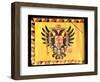 Flag of the Imperial Habsburg Dynasty, circa 1700-null-Framed Premium Giclee Print