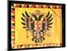 Flag of the Imperial Habsburg Dynasty, circa 1700-null-Mounted Premium Giclee Print