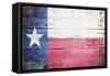 Flag Of The State Of Texas-grafvision-Framed Stretched Canvas