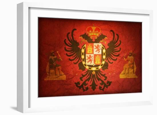 Flag Of Toledo-michal812-Framed Premium Giclee Print