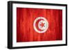 Flag Of Tunisia-Miro Novak-Framed Premium Giclee Print