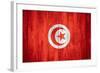 Flag Of Tunisia-Miro Novak-Framed Art Print