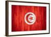 Flag Of Tunisia-Miro Novak-Framed Art Print