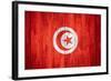 Flag Of Tunisia-Miro Novak-Framed Art Print