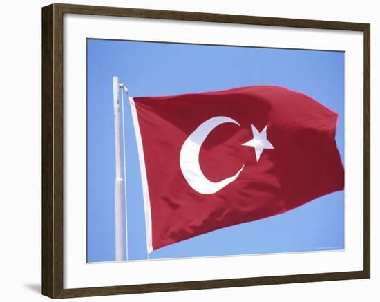 Flag of Turkey-Barry Winiker-Framed Photographic Print