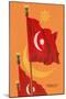 Flag of Turkey-null-Mounted Art Print