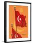 Flag of Turkey-null-Framed Art Print