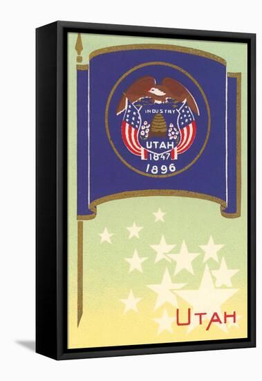 Flag of Utah-null-Framed Stretched Canvas