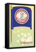 Flag of Virginia-null-Framed Stretched Canvas