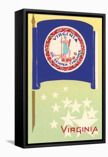 Flag of Virginia-null-Framed Stretched Canvas