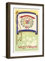 Flag of West Virginia-null-Framed Art Print